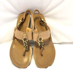 BCBG Maxazria Sandals with Chain Detail